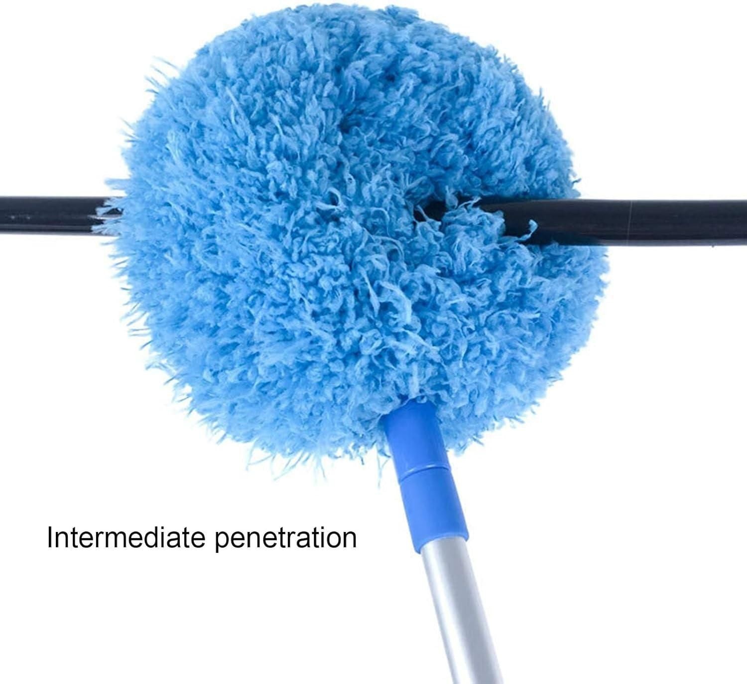 Washable Ceiling Fan Cleaner Duster with Long Handle 140cm | Reusable Fan Cleaning Brush