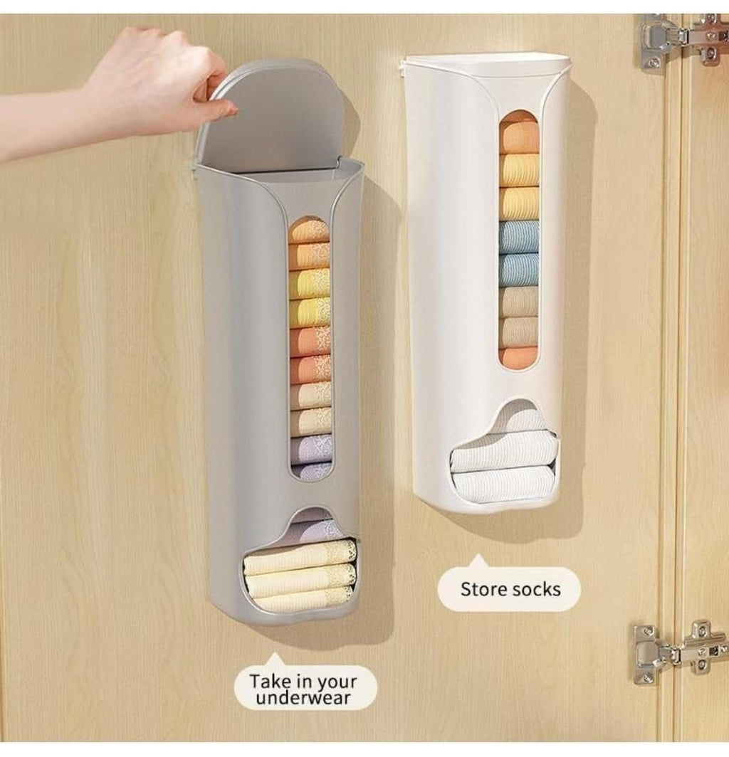 Multipurpose Wall-Mounted Cabinet Storage Organizer | Dustproof Plastic Bag Holder