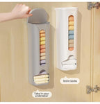 Multipurpose Wall-Mounted Cabinet Storage Organizer | Dustproof Plastic Bag Holder