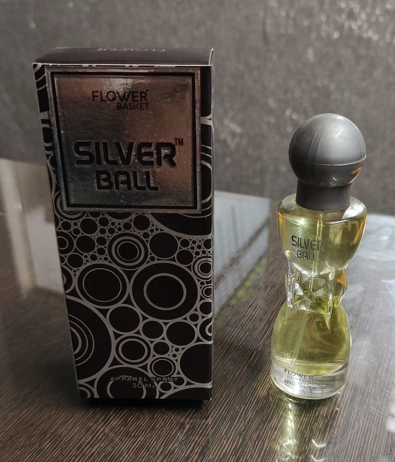 Silver Ball Perfume 30ML – Long Lasting Luxury Fragrance for Men & Women | Pocket Size Liquid Perfume
