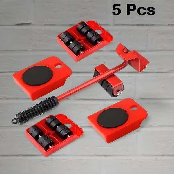 Furniture Lifter Mover Tool Set with Wheel Pads | Heavy Duty Shifting Tool