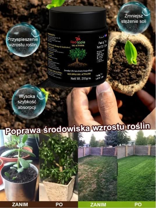 Soil Activator 100gm Potassium Humate Fertilizer | Water Soluble Plant Nutrient