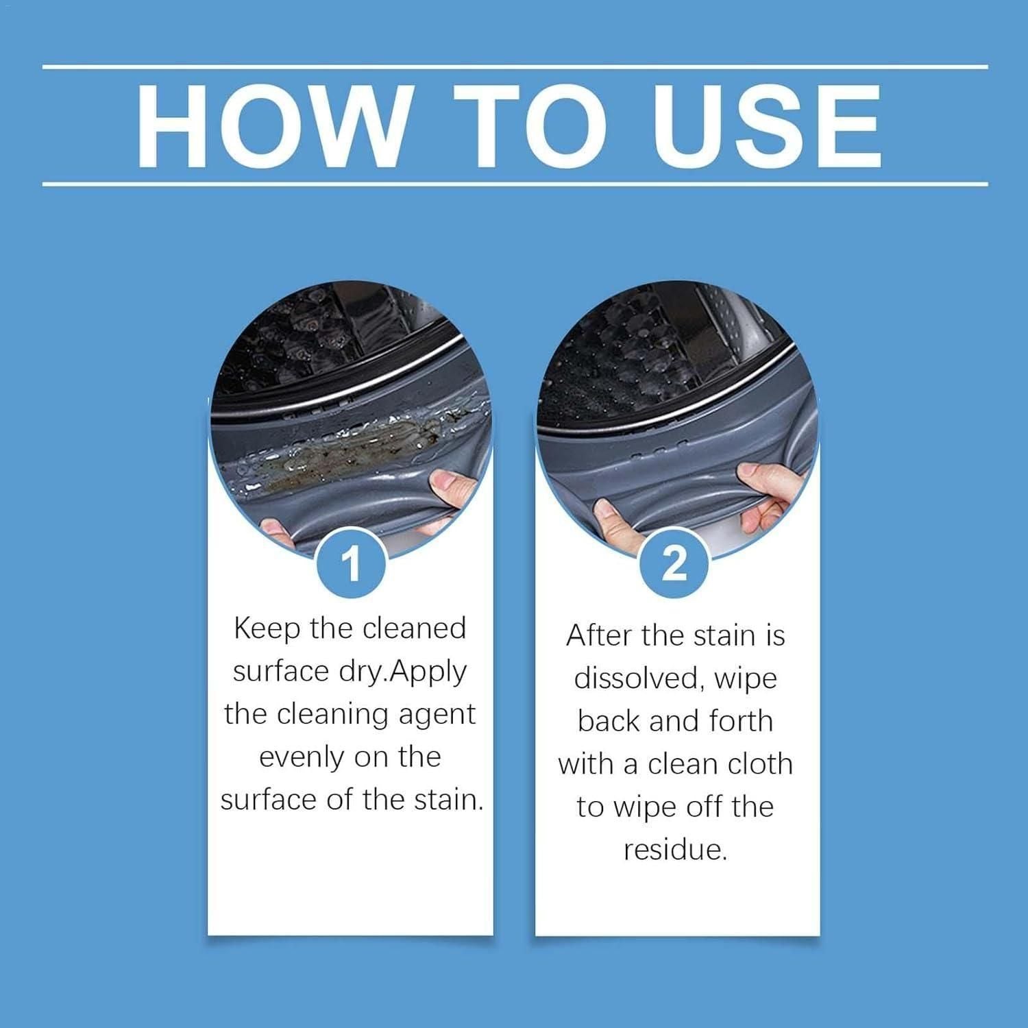 Dirt & Stain Remover 200ML Pack of 2 – Powerful Multi-Surface Cleaning Gel