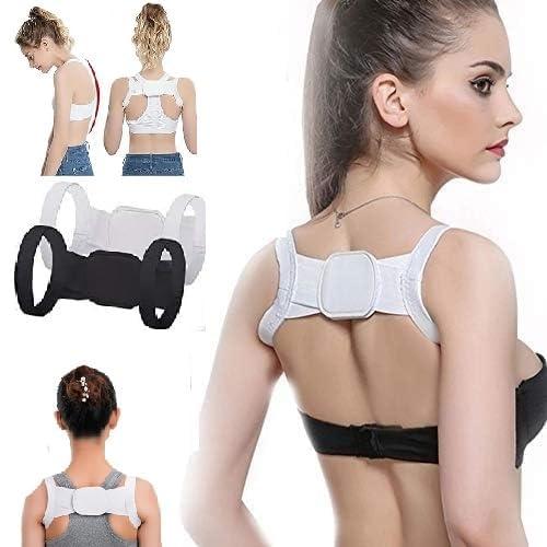 Shoulder & Back Straightener Posture Corrector Belt – Elastic Spine Support Brace for Men & Women