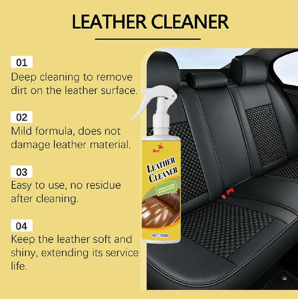 Leather Cleaner 200ml Pack of 2 – Car Seat, Sofa & Shoe Leather Stain Remover