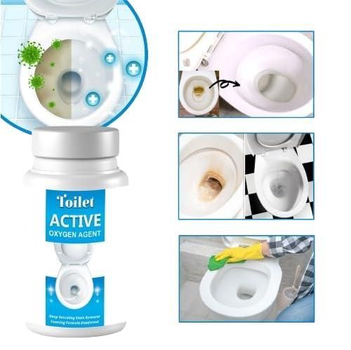 Toilet Active Oxygen Cleaner Pack of 3 – Powerful Toilet Bowl Cleaning Powder