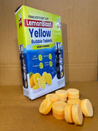 LemonBlast Yellow Bubble Tablets (24pc) | Deep Cleaning Effervescent Grease Remover Tablets