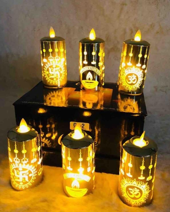 Realistic Moving Flame LED Light | Flickering Fire Effect Decorative Lamp