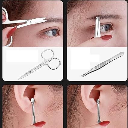 18-in-1 Manicure Pedicure Nail Tool Set for Women – Professional Travel Nail Clipper & Mani-Pedi Kit