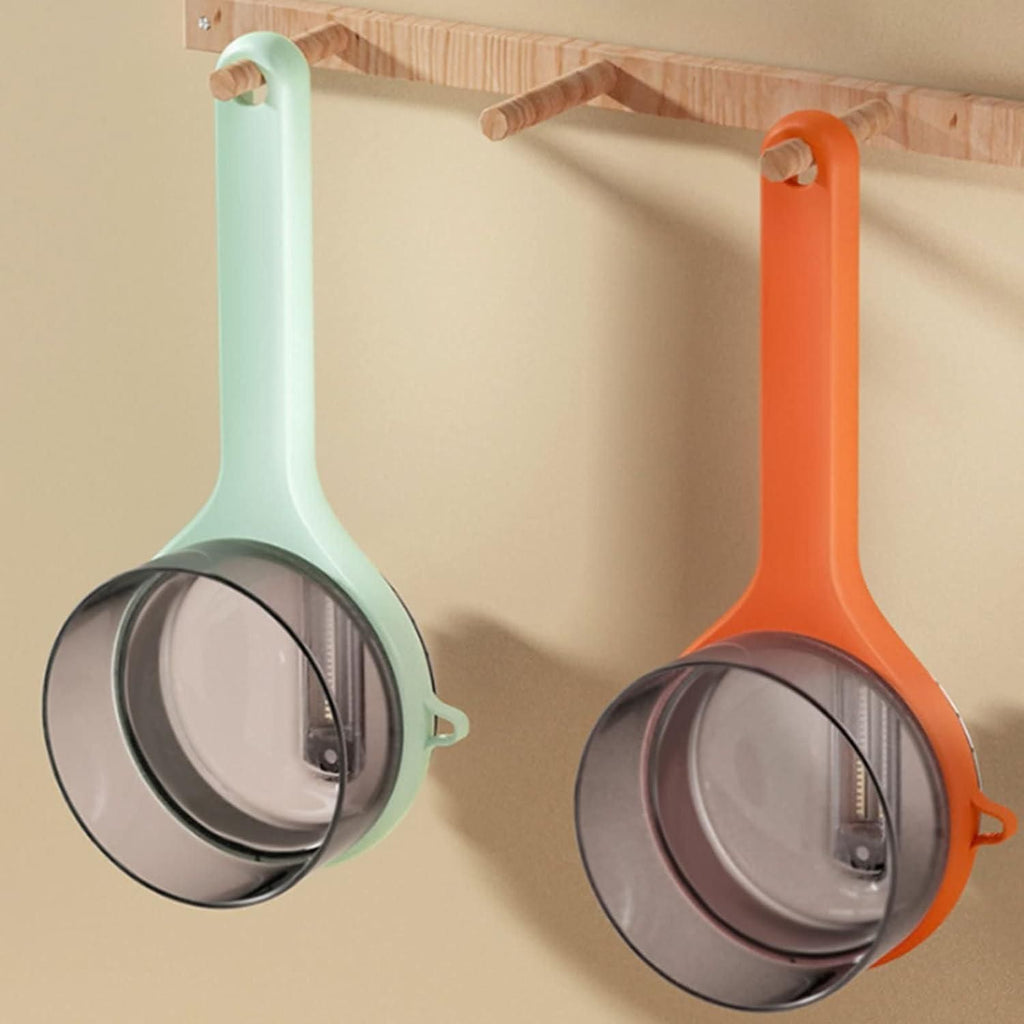 Peeler With Storage Box – Stainless Steel Vegetable & Fruit Peeler with Built-in Container | Mess-Free Kitchen Tool (Pack of 1)