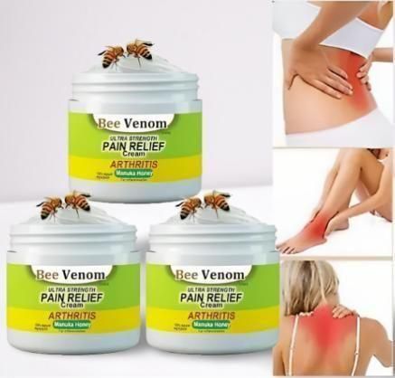 Bee Venom Joint & Bone Therapy Cream (Pack of 3) – Fast Relief for Knee, Back & Muscle Pain – 100gm Each
