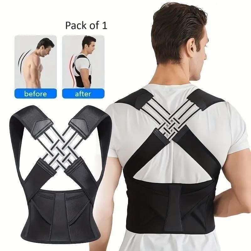 Adjustable Back Posture Corrector Belt for Men & Women | Shoulder & Spine Support