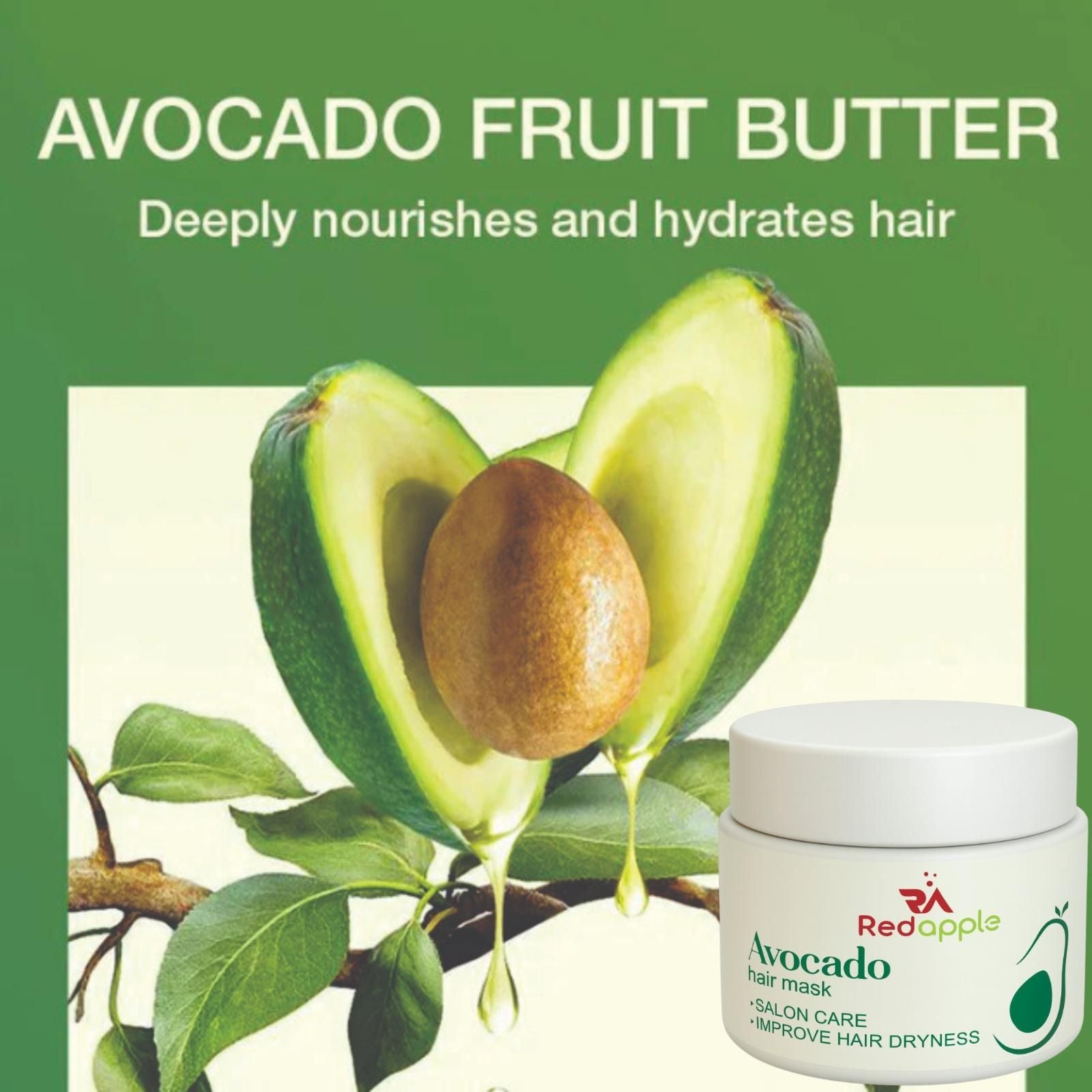 Avocado Hair Mask Pack of 2 (100gm Each) – Deep Conditioning & Repair Cream for Dry & Damaged Hair