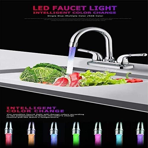 Color Changing LED Faucet Tap | Temperature Sensor Water Glow Light