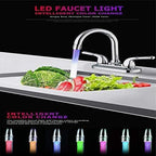 Color Changing LED Faucet Tap | Temperature Sensor Water Glow Light
