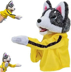 Kung Fu Dog Interactive Hand Puppet – Cute Boxing Husky Plush Toy for Kids
