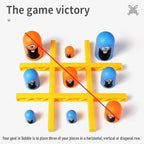 Tic-Tac-Toe Puzzle Game – Assembly & Disassembly Brain Teaser Block Game (Multicolor)