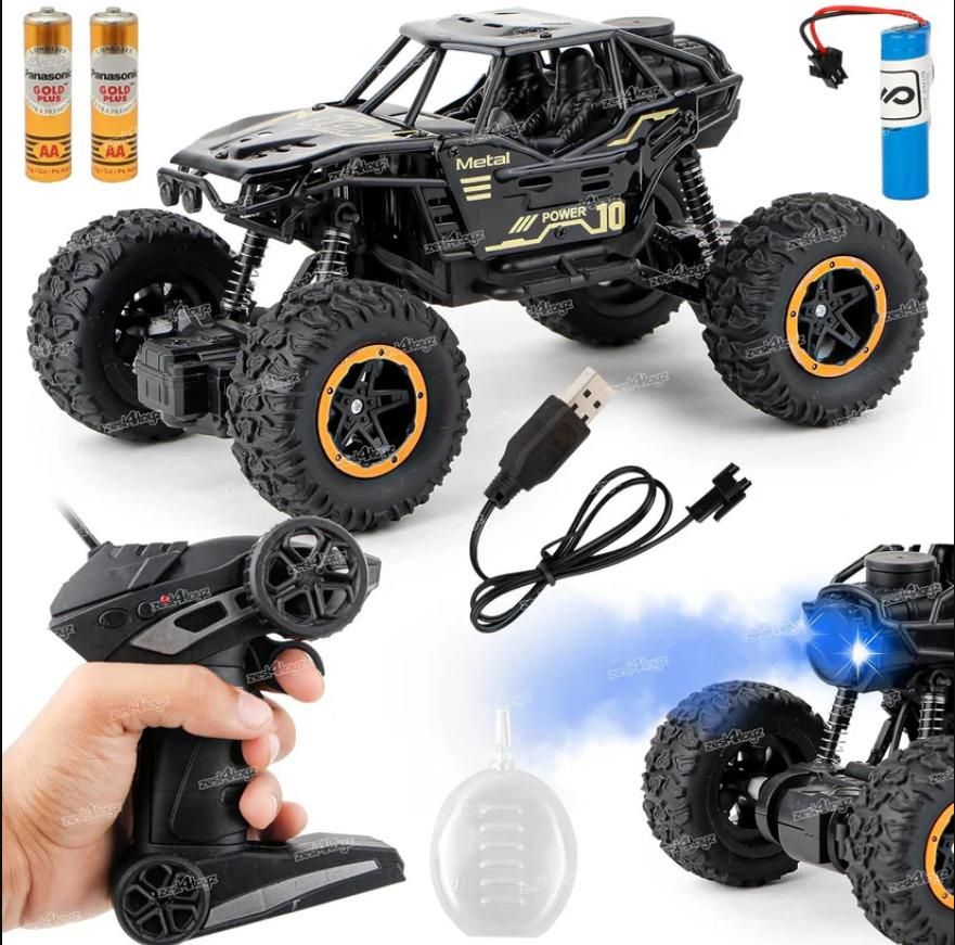 Monster Truck Rock Crawler RC Car – Powerful Remote Control Off-Road Racing Truck for Kids