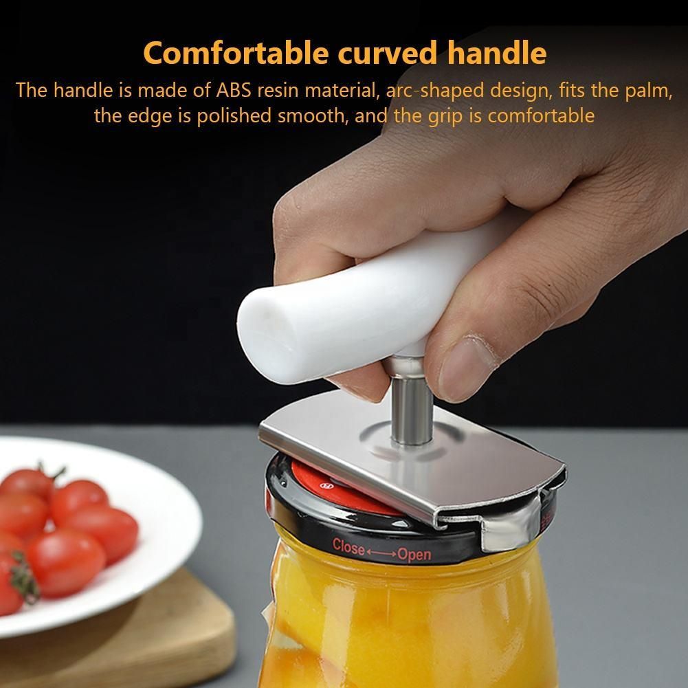 Stainless Steel Bottle Lid Opener | Adjustable Jar & Can Opener Tool