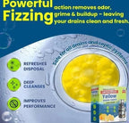 LemonBlast Yellow Bubble Tablets (24pc) | Deep Cleaning Effervescent Grease Remover Tablets