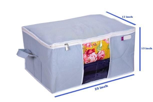 Underbed Storage Bags with Handles (Set of 2) | Blanket & Comforter Organizer