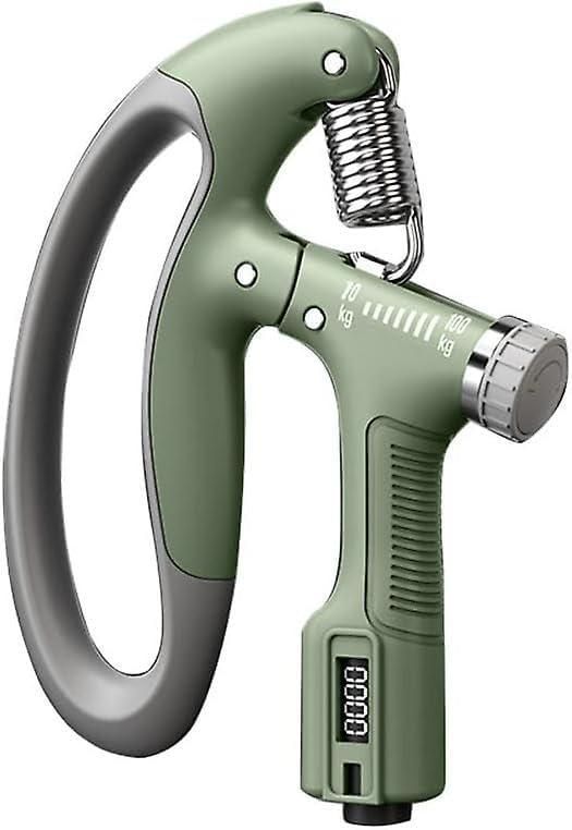 Adjustable Counting Hand Grip Strengthener | Finger & Forearm Exercise Trainer