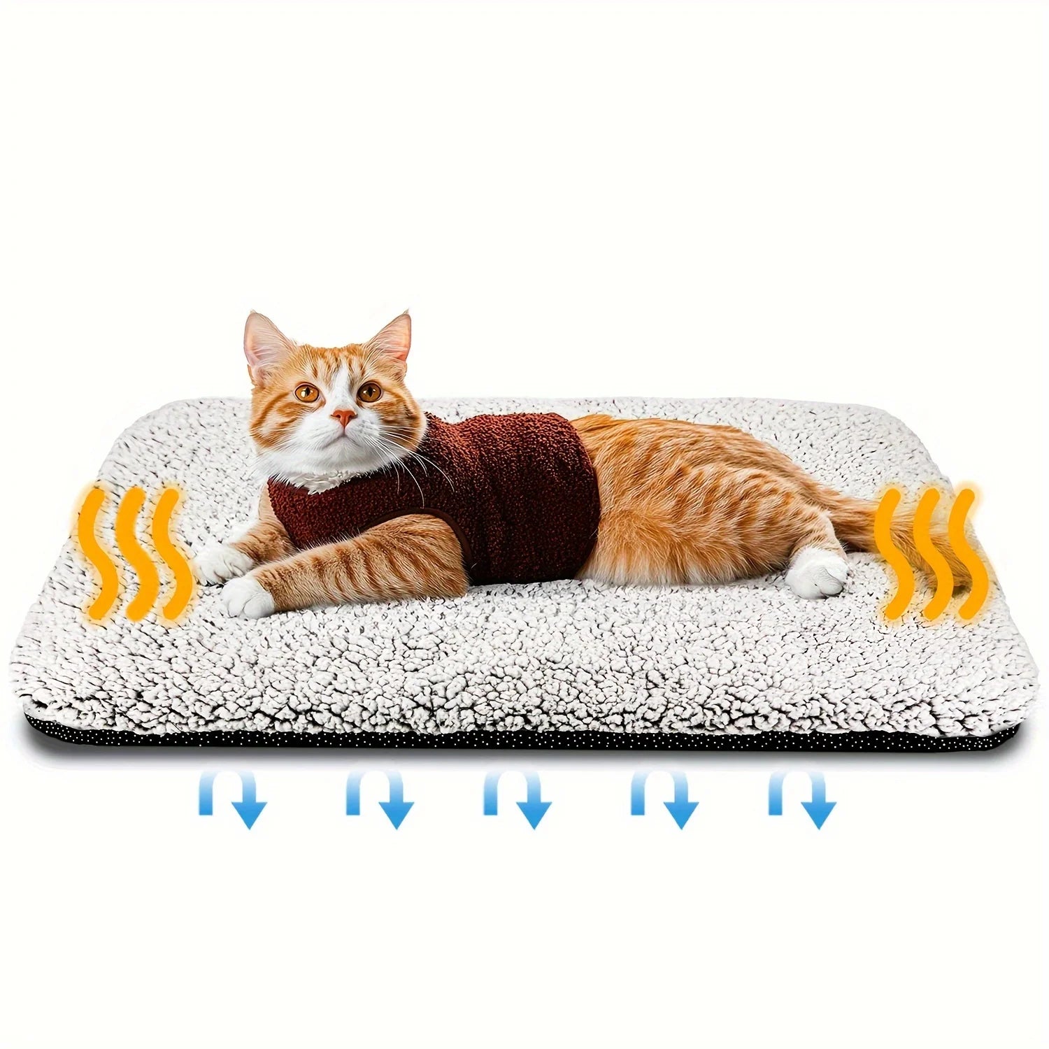 Self-Heating Pet Pad Blanket for Dogs and Cats | Thermal Heat Reflecting Warm Cushion Sleeping Mat