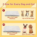 Self-Heating Pet Pad Blanket for Dogs and Cats | Thermal Heat Reflecting Warm Cushion Sleeping Mat