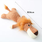 Cartoon Plush Puppy Dog Toy with Squeaker – Soft Chew Toy for Small Dogs Teeth Grinding & Interactive Play
