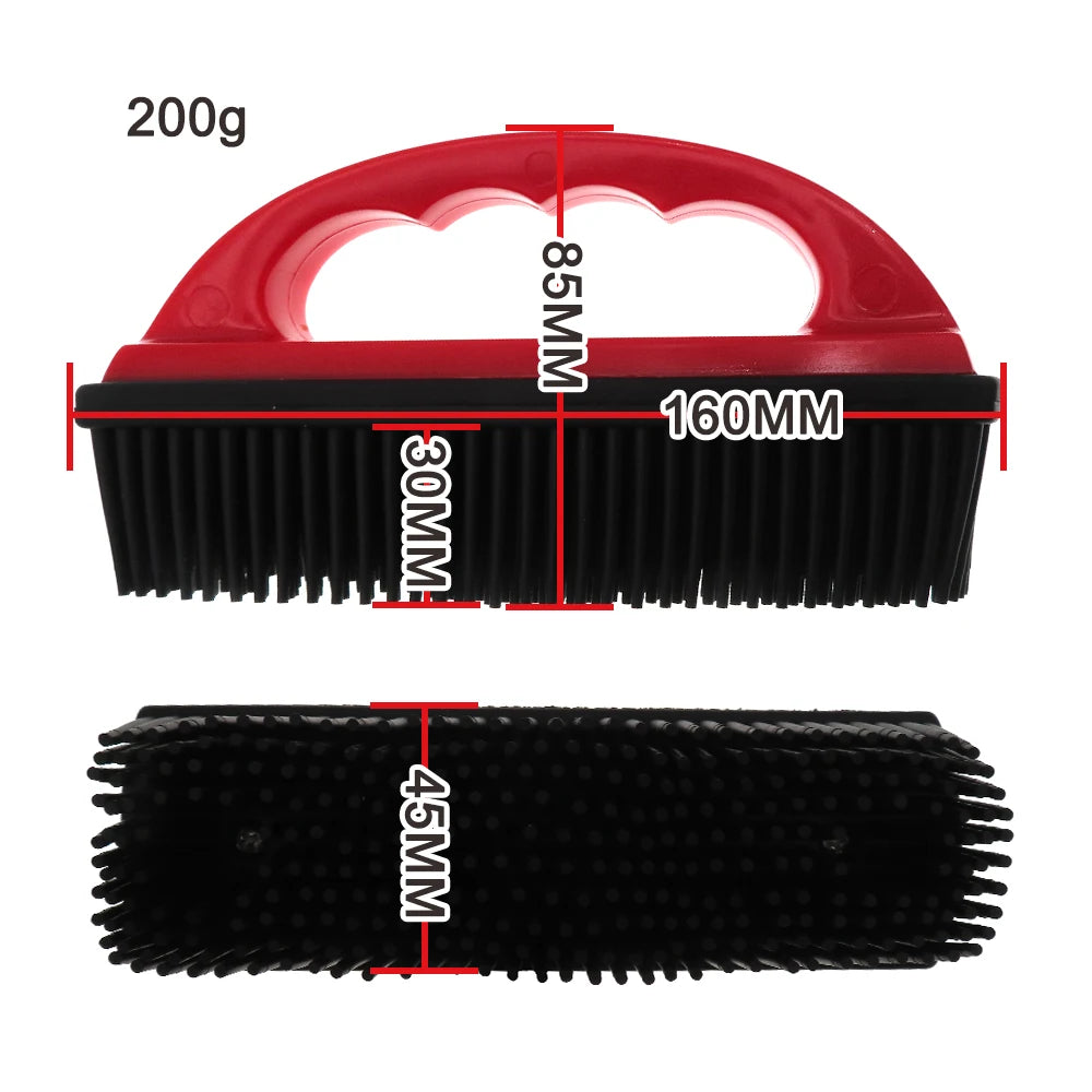 1PCS Car Detailing Brush for Pet Hair Removal Rubber Pet Hair Removal Brush Dog & Cat Hair on Furniture Bedding Carpets Blankets