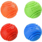 Pet Dog Chew Ball Toy – Durable Rubber Bouncy Ball for Aggressive Chewers, Fetch Training & Teeth Cleaning