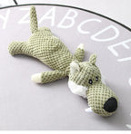 Cartoon Plush Puppy Dog Toy with Squeaker – Soft Chew Toy for Small Dogs Teeth Grinding & Interactive Play