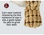 Funny Dinosaur Plush Dog Toy with Squeaker – Soft Corn Wool Chew Toy for Dogs & Cats Training and Play