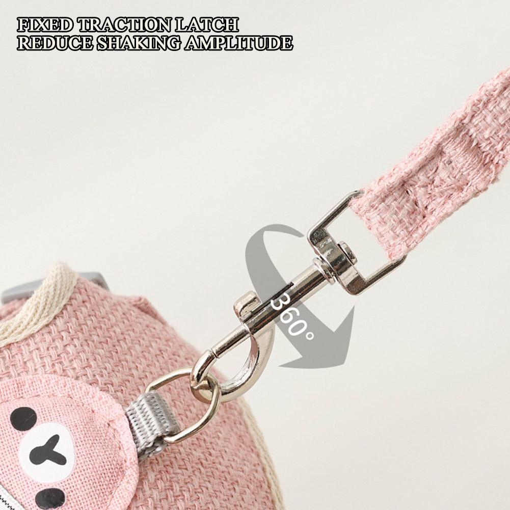 Lovely Small Pet Vest Chest Strap Harness Leash Set – Adjustable Walking Traction Rope for Dogs, Cats and Bunnies