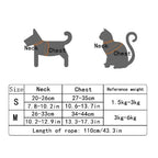 Lovely Small Pet Vest Chest Strap Harness Leash Set – Adjustable Walking Traction Rope for Dogs, Cats and Bunnies