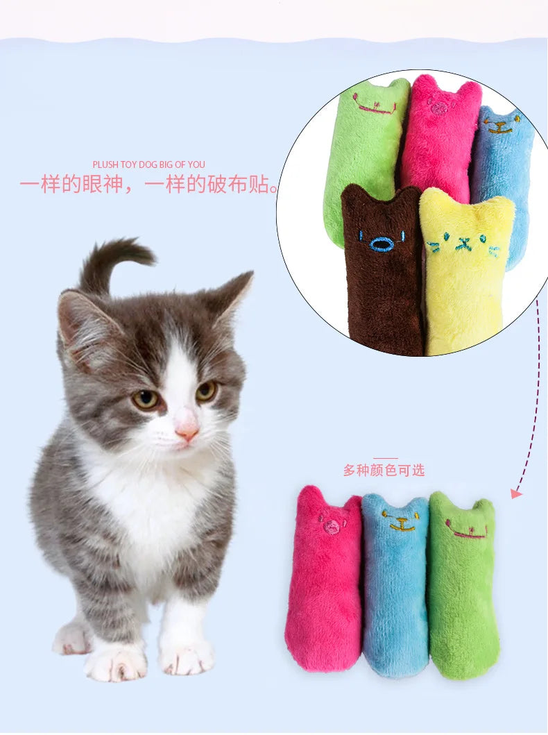 Catnip Cat Toy Interactive Plush Chew Toy for Cats and Kittens