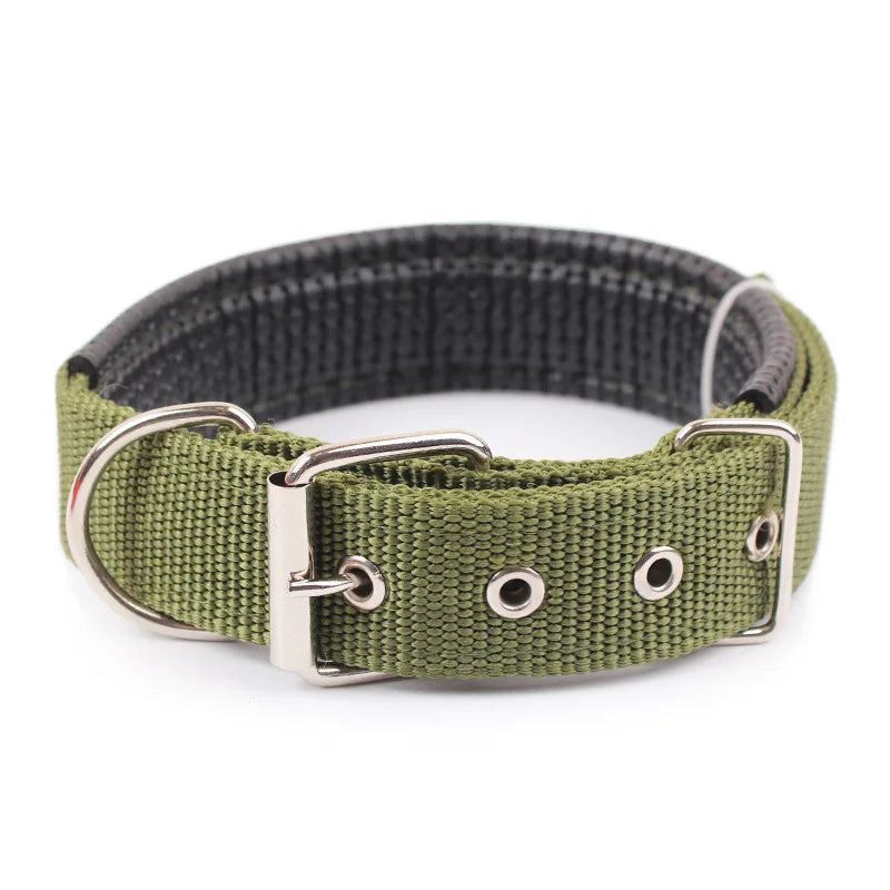 Solid Nylon Dog Collar for Small Medium and Large Dogs – Adjustable Breakaway Pet Collar