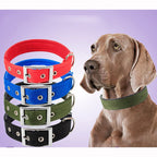 Solid Nylon Dog Collar for Small Medium and Large Dogs – Adjustable Breakaway Pet Collar