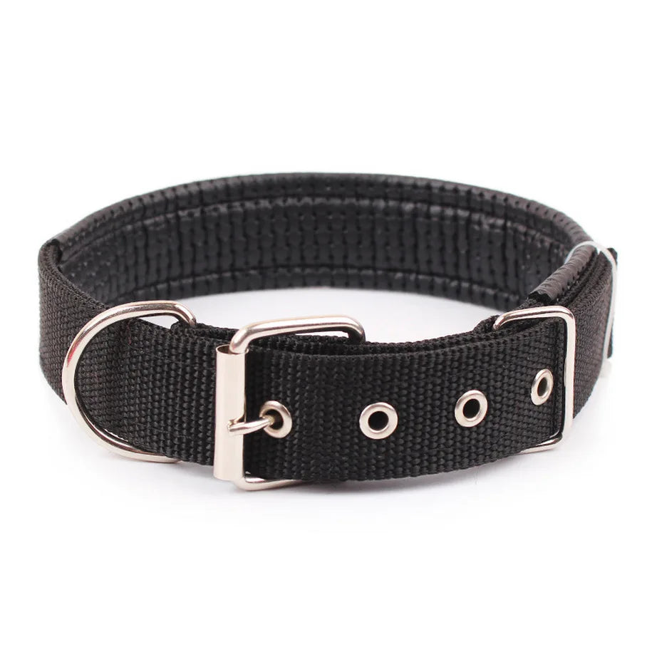 Solid Nylon Dog Collar for Small Medium and Large Dogs – Adjustable Breakaway Pet Collar