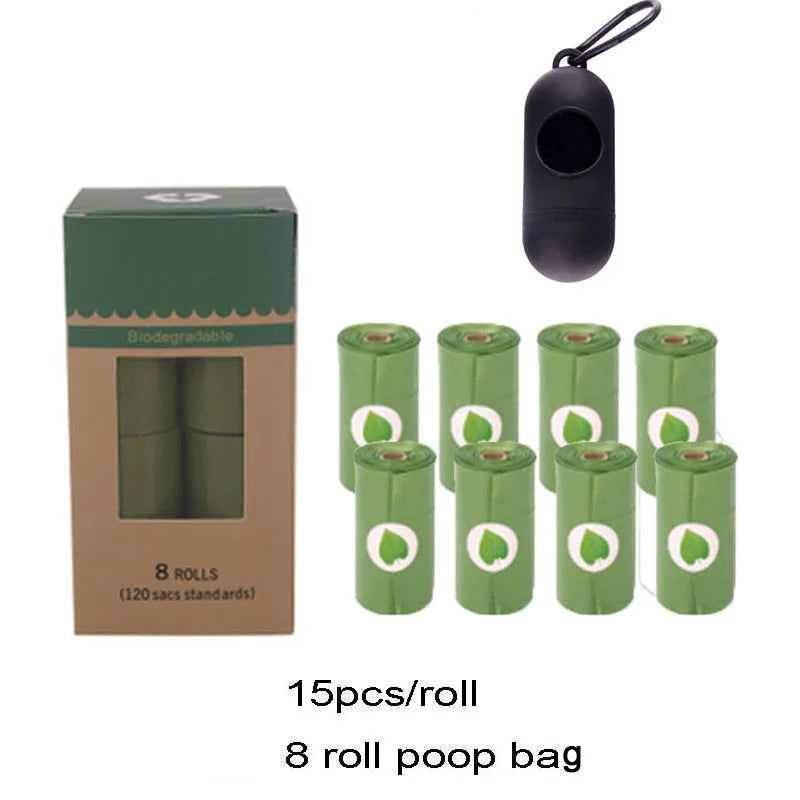 MySudui Biodegradable Dog Poop Bags with Dispenser – Eco-Friendly Pet Waste Bags