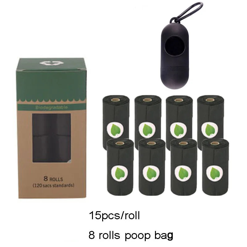 MySudui Biodegradable Dog Poop Bags with Dispenser – Eco-Friendly Pet Waste Bags