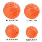 Pet Dog Chew Ball Toy – Durable Rubber Bouncy Ball for Aggressive Chewers, Fetch Training & Teeth Cleaning