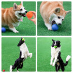 Pet Dog Chew Ball Toy – Durable Rubber Bouncy Ball for Aggressive Chewers, Fetch Training & Teeth Cleaning