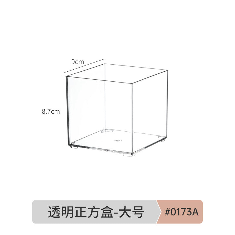 Slim Transparent Storage Box – Narrow Long PET Organizer for Kitchen & Bathroom