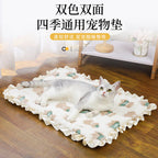 Soft Flannel Pet Blanket for Dogs & Cats – Cozy Warm Pet Sleeping Mat for Bed, Sofa, Crate & Travel