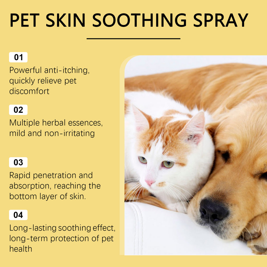 Pet Skin Care Spray 50ml – Soothing Skin Support & Coat Care Spray for Dogs and Cats