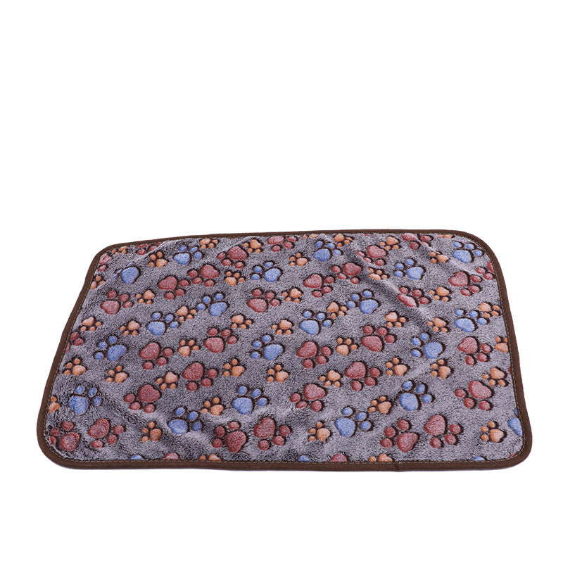 Soft Flannel Pet Blanket for Dogs & Cats – Cozy Warm Pet Sleeping Mat for Bed, Sofa, Crate & Travel