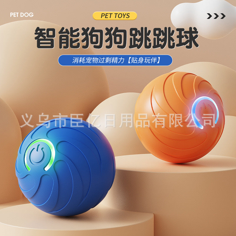Interactive Pet Ball Toy for Cats & Dogs – Durable TPR Bouncy Ball for Active Play & Exercise