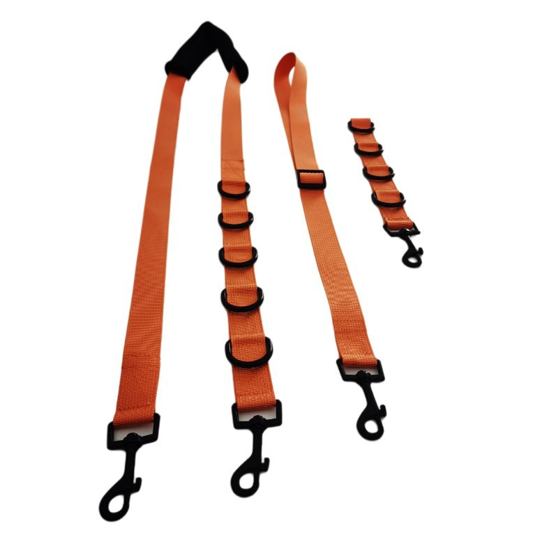 3-Piece Dog Grooming Leash Set – Adjustable Pet Bath Restraint with Neck & Auxiliary Rope, Anti-Choke Sleeve
