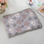 Soft Flannel Pet Blanket for Dogs & Cats – Cozy Warm Pet Sleeping Mat for Bed, Sofa, Crate & Travel